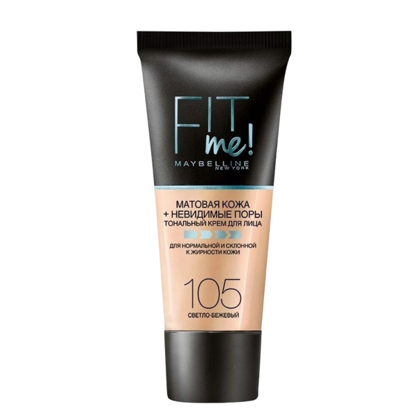 

Тональный крем с эффектом фотошопа Maybelline New York Fit Me / тон 105
