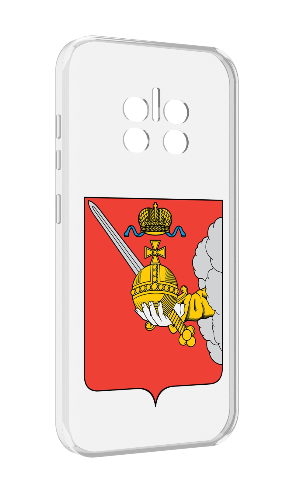 

Чехол MyPads герб-вологодскои-области для Doogee V11, Прозрачный, Tocco