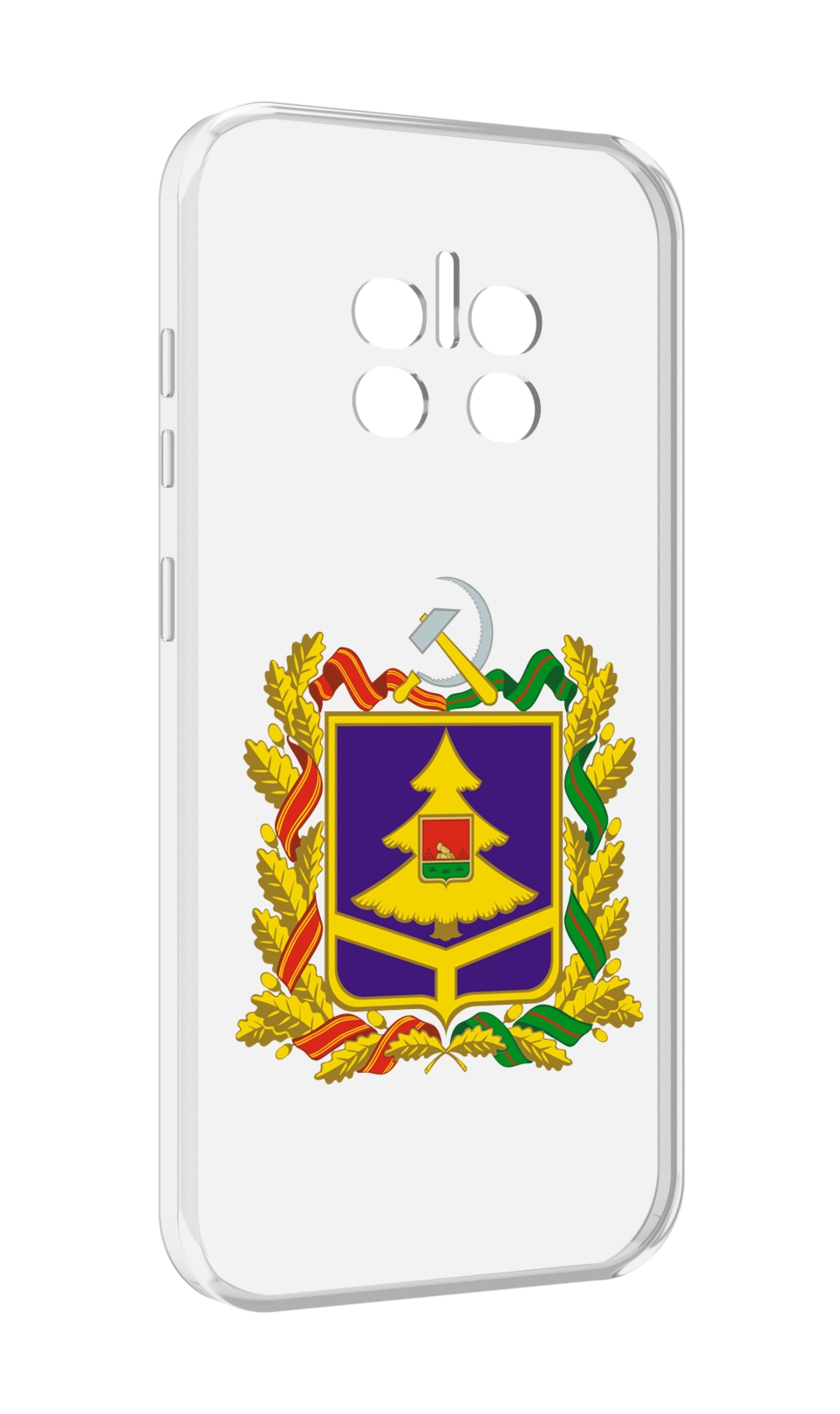 

Чехол MyPads герб-брянскои-области для Doogee V11, Прозрачный, Tocco
