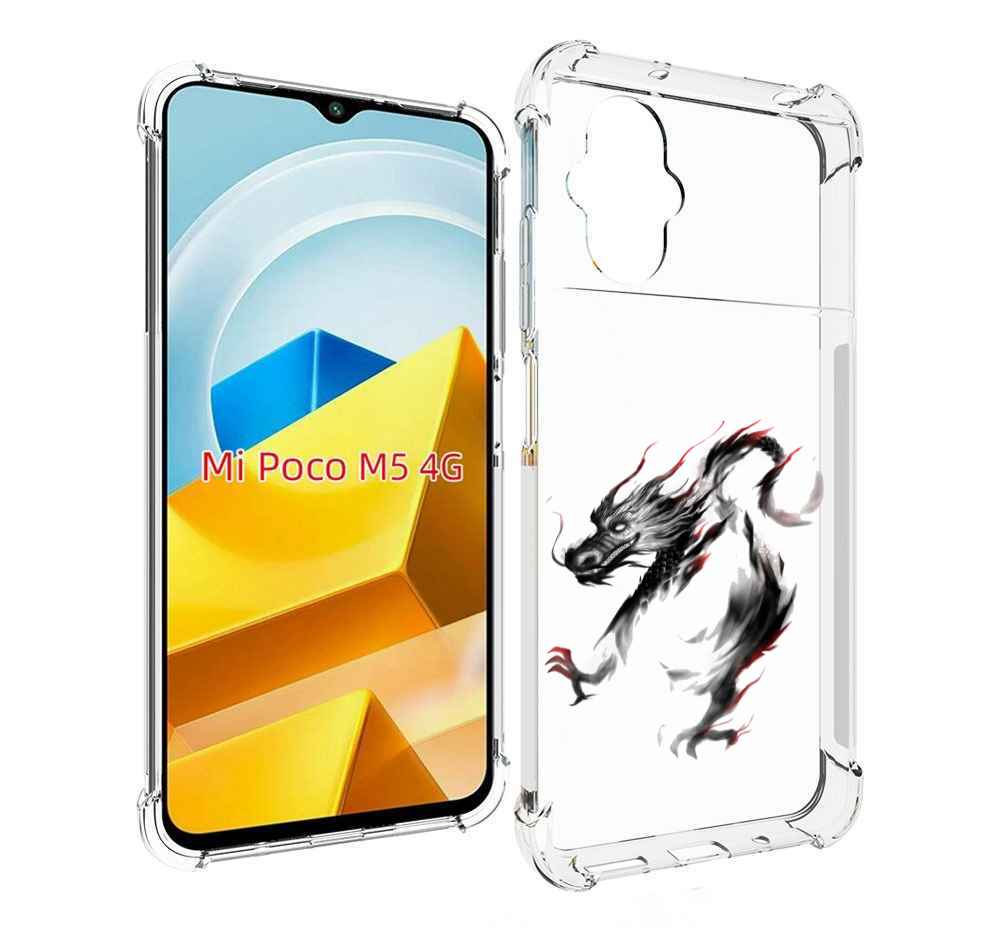 

Чехол MyPads Tocco для Xiaomi M5 черный дракон, Прозрачный, Tocco