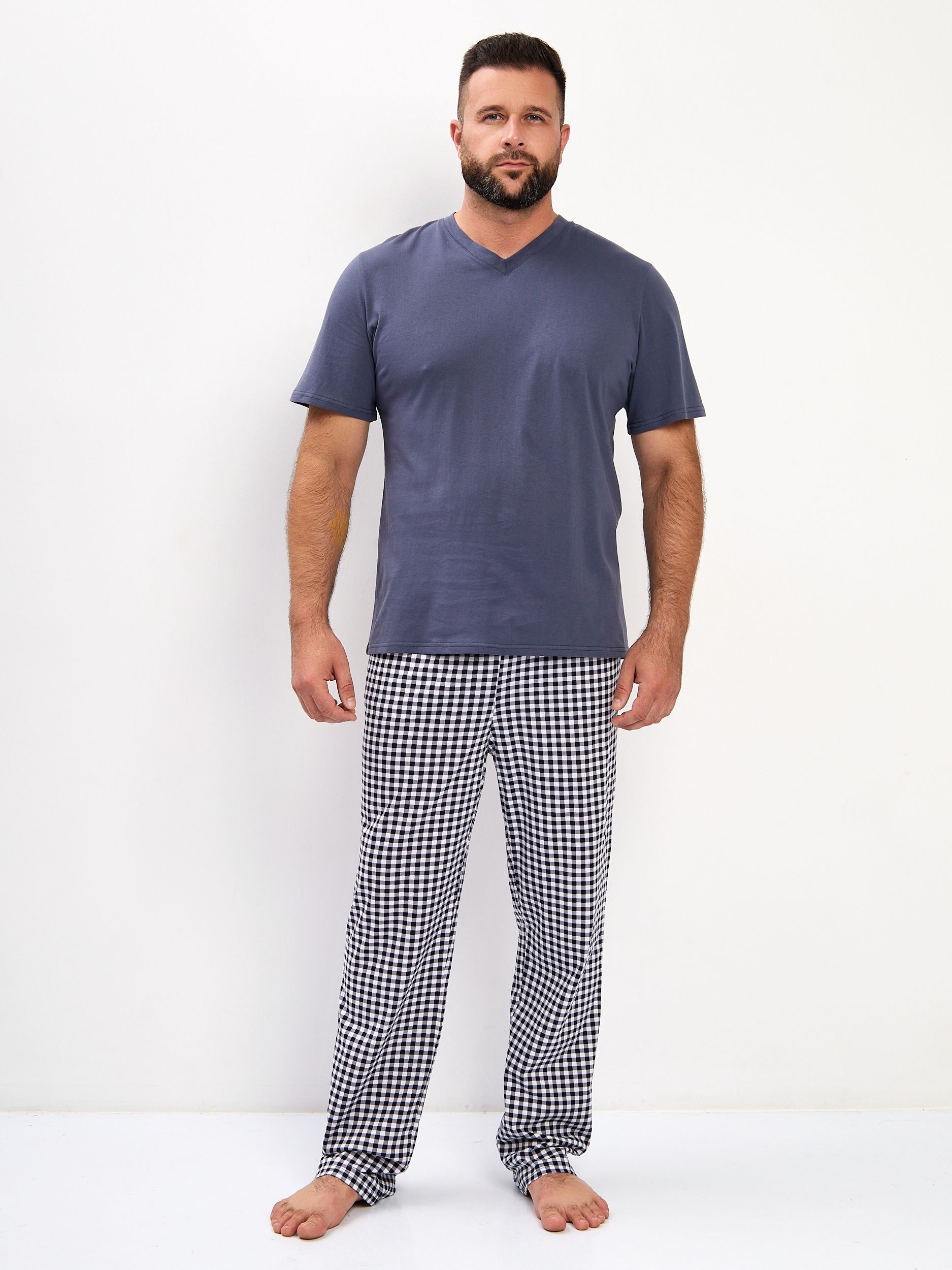 Комплект домашний мужской IHOMELUX М330 серый 60 RU 1700₽