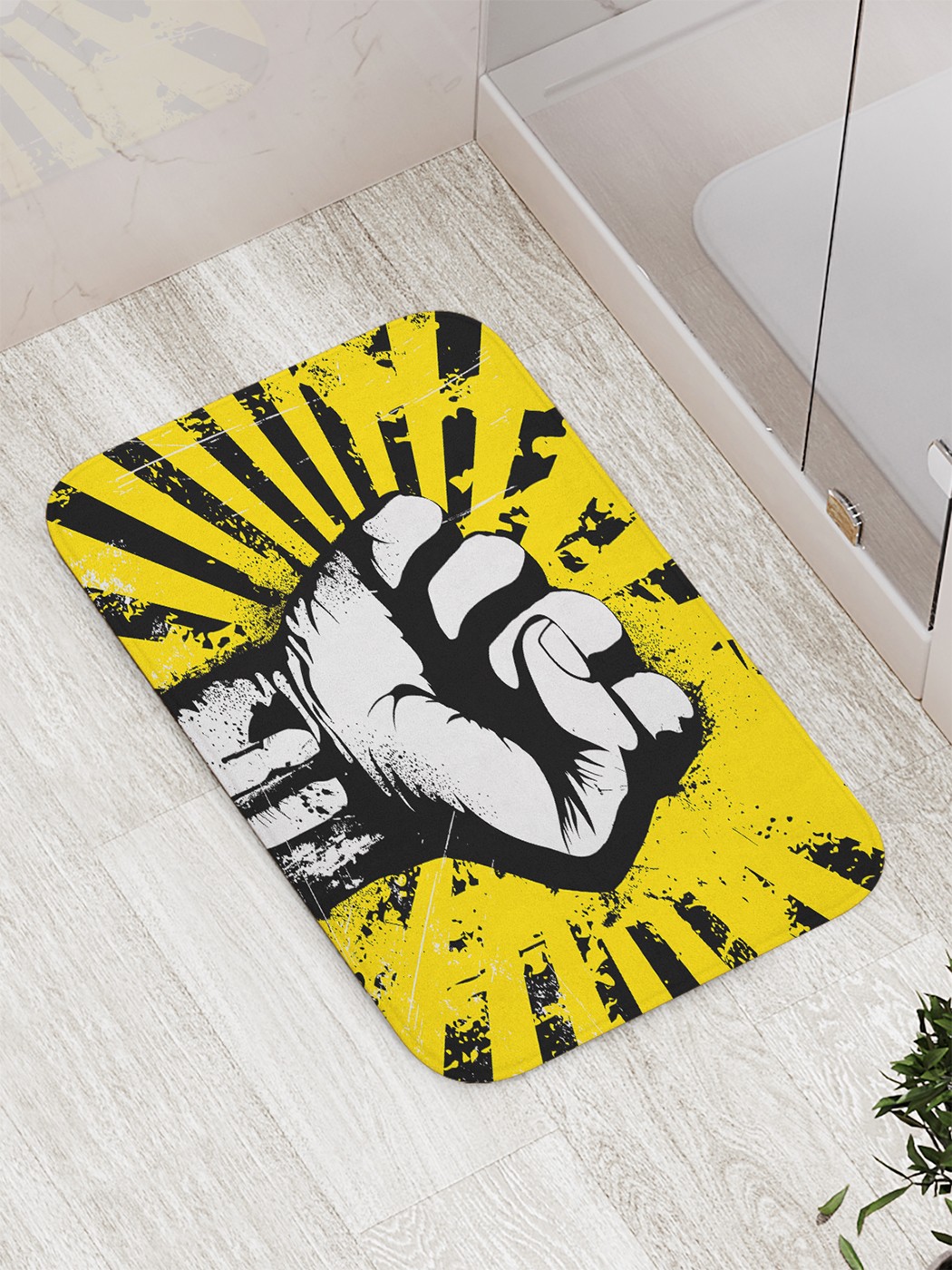 

Коврик противоскользящий для ванной, сауны, бассейна, 77х52 см bath_65119 JoyArty