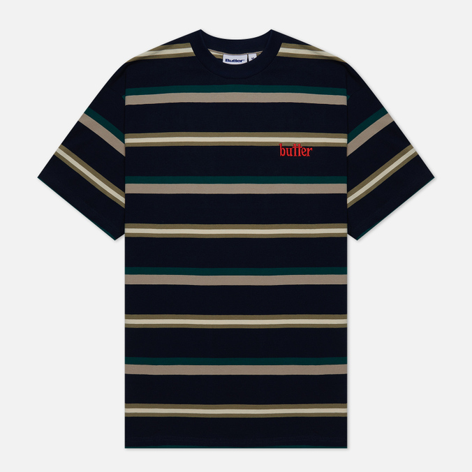 

Футболка мужская Butter Goods Base Stripe синяя S, Base Stripe