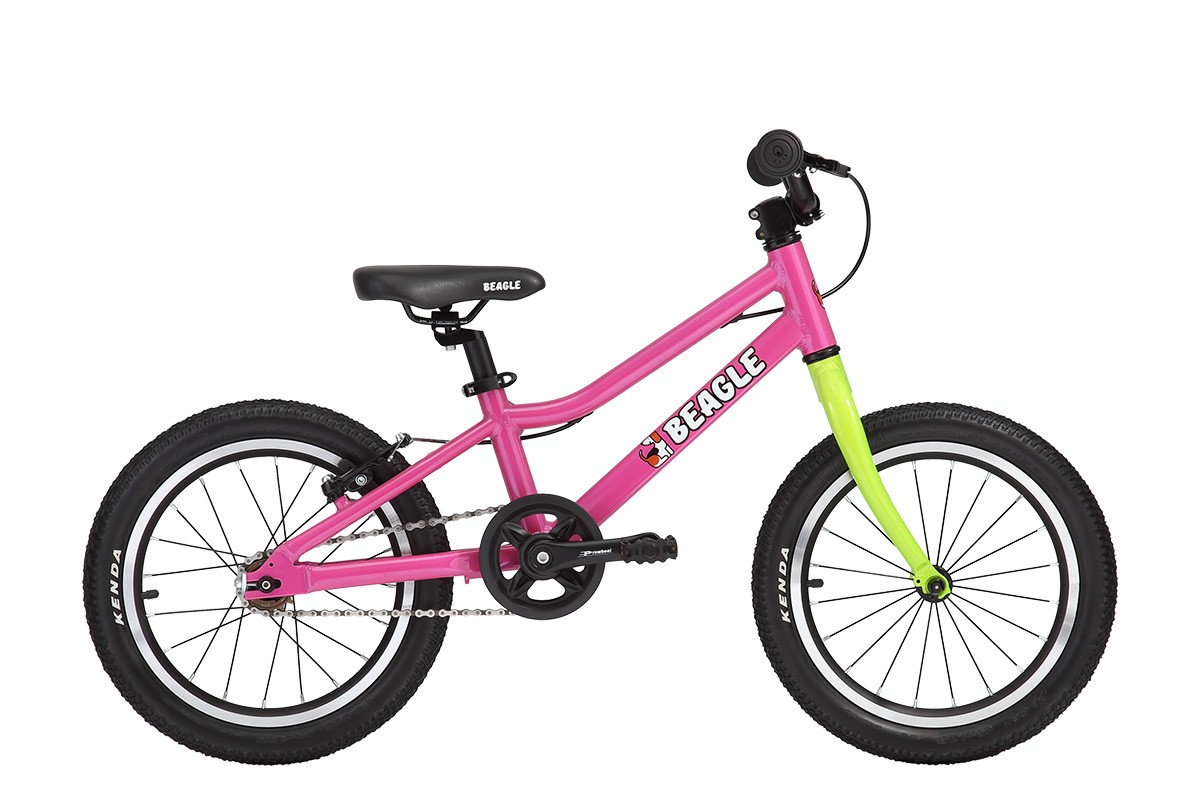 Велосипед Beagle 116X (розовый/зеленый)