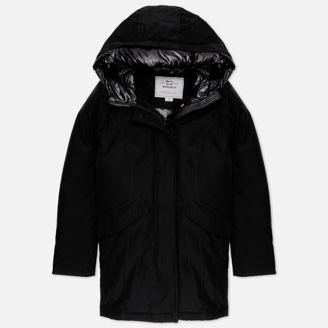 

Пуховик женский Woolrich Arctic Ramar Cloth черный S, Arctic Ramar Cloth