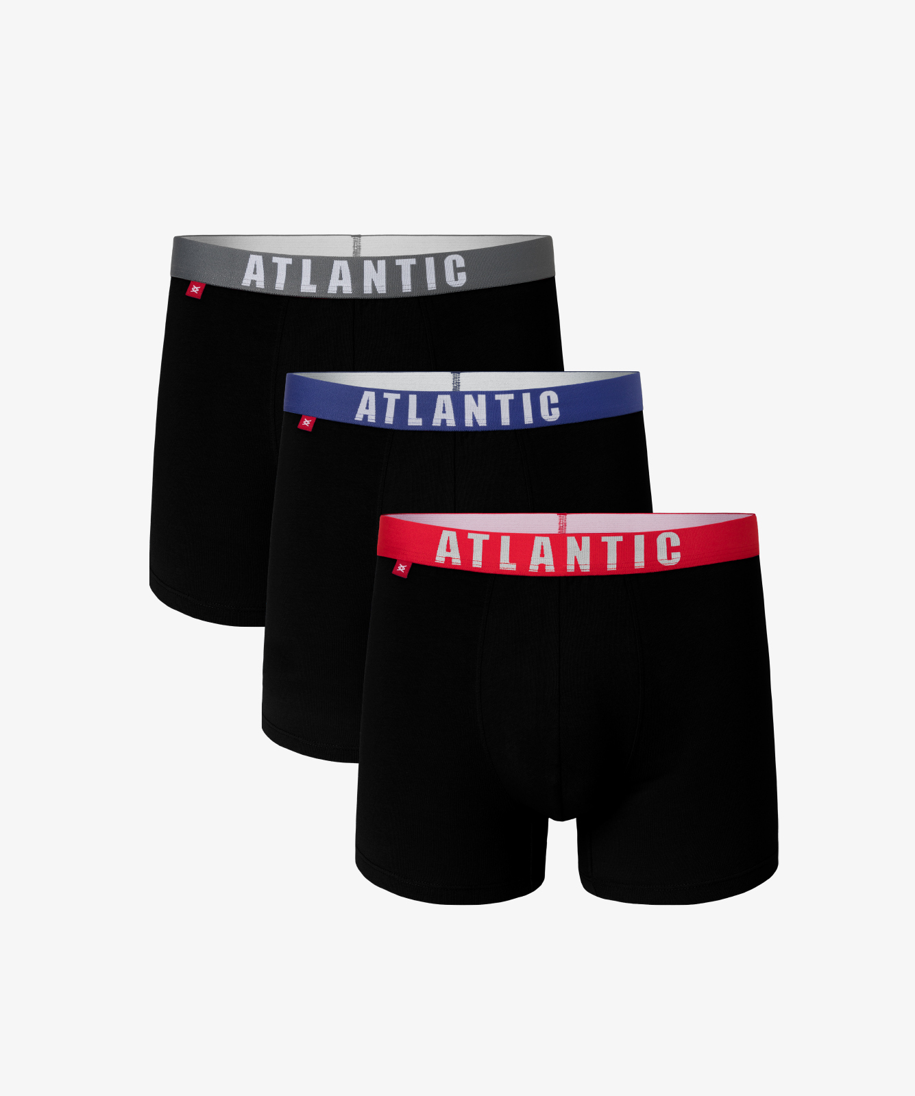 

Комплект трусов мужских АTLANTIC 3MH-011 черных 2XL, 3MH-011