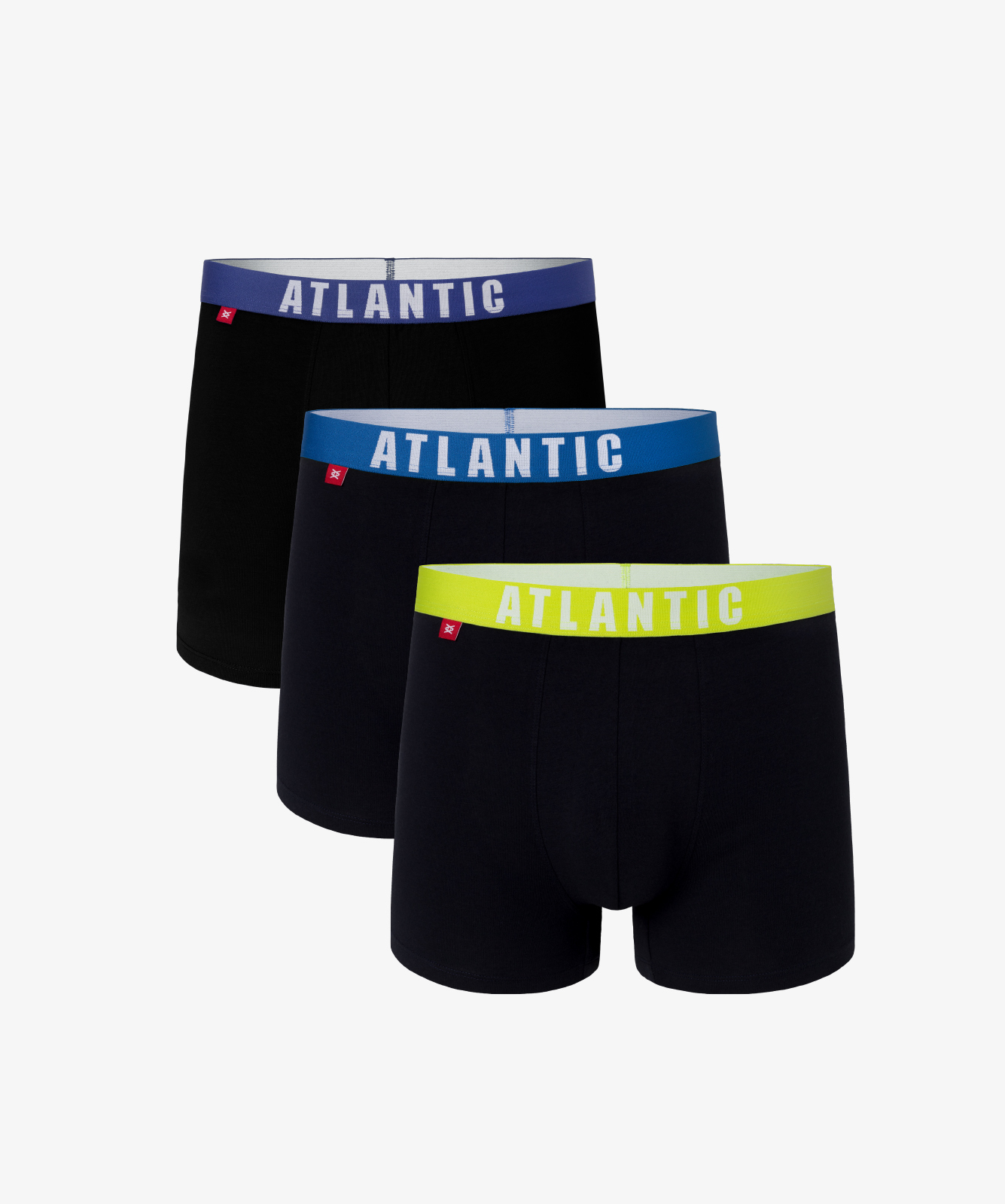 

Комплект трусов мужских АTLANTIC 3MH-011 синих 2XL, 3MH-011