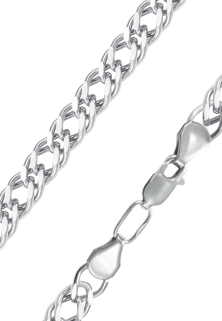 

Цепочка из серебра 60 см Kari Jewelry ЦР2100А2гР-С888, Серебристый, ЦР2100А2гР-С888