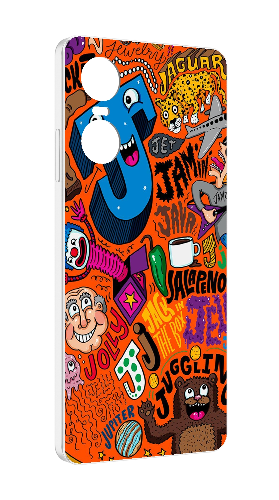 

Чехол Mypads Funky-Decor Для Tecno Pop 6 Pro, Прозрачный, Tocco