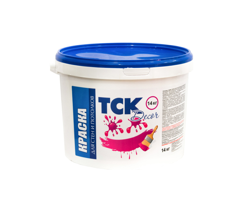 

Краска ВД для стен и потолков ТСК Decor 14кг/9,5 л *1/44