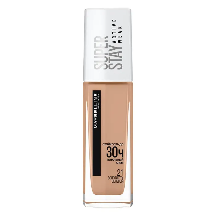 Тональный крем для лица Maybelline New York Super Stay Active Wear 30Ч стойкий тон 21