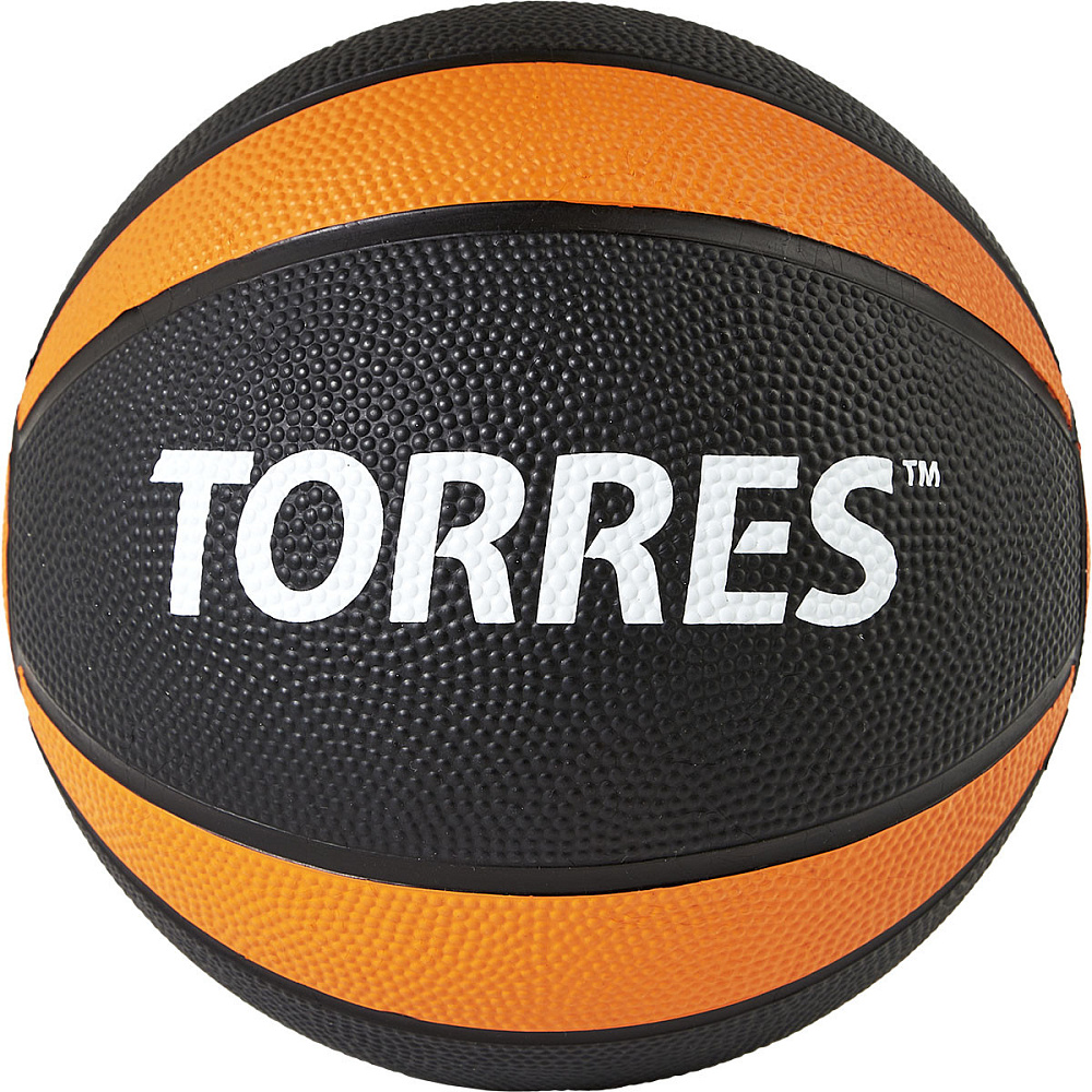 

Медбол TORRES 2кг., AL00222, диаметр 19,5см., черно-оранжево-белый, AL00222
