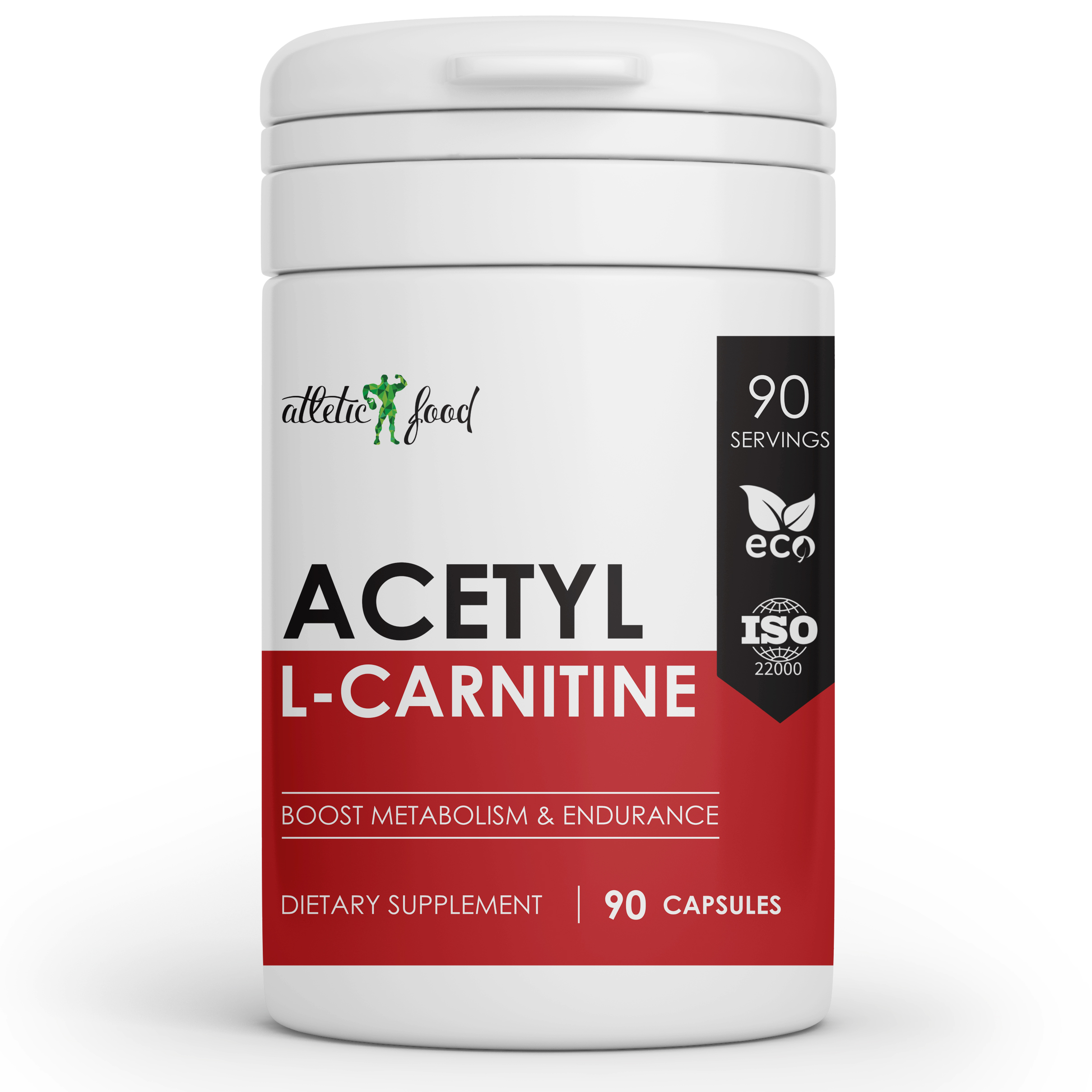 Ацетил Л-Карнитин Atletic Food Acetyl L-Carnitine 500 mg - 90 капсул