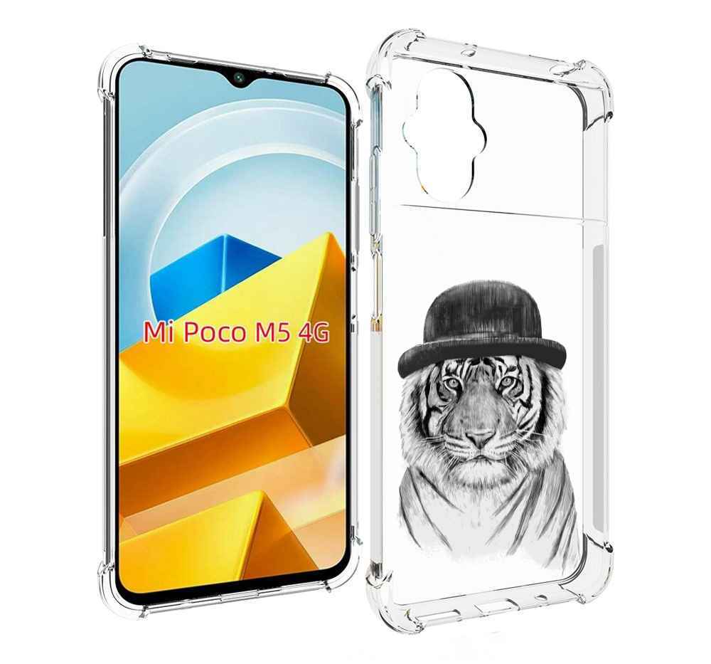 

Чехол MyPads Tocco для Xiaomi M5 тигр британец, Прозрачный, Tocco
