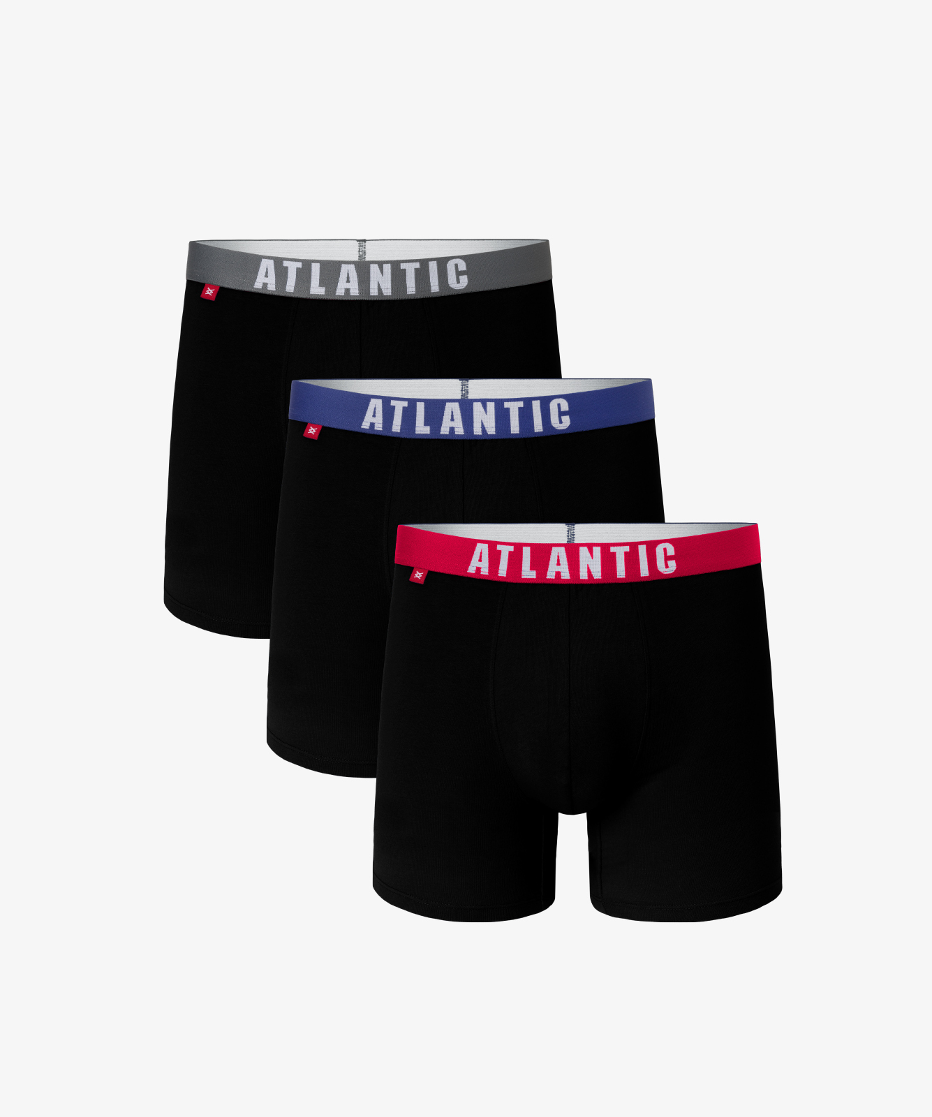 

Комплект трусов мужских АTLANTIC 3MH-037 черных XL, 3MH-037