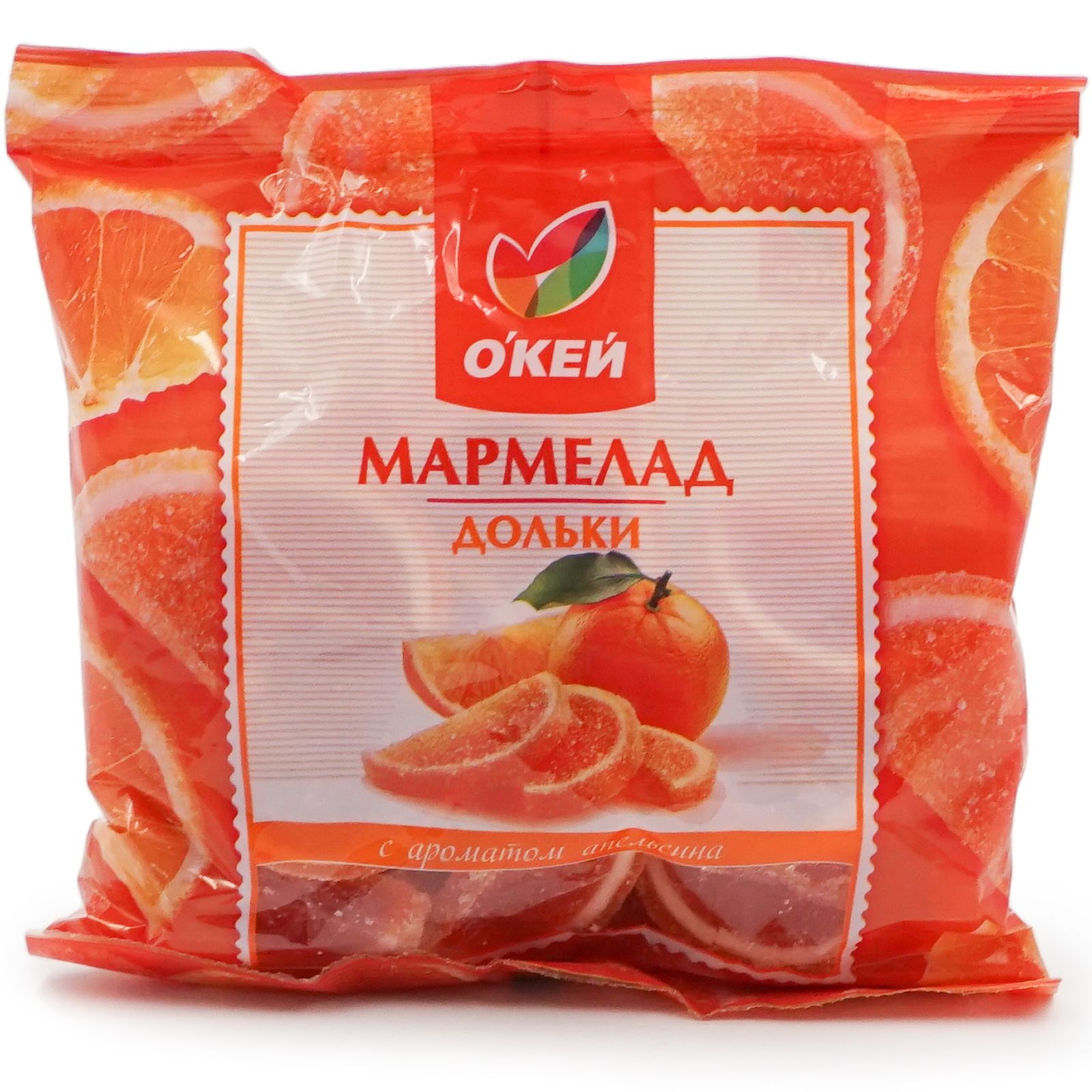 Мармелад О'кей Дольки апельсиновые 300 г