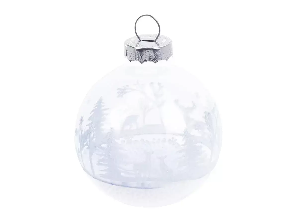

Елочное украшение Шар Xmas White