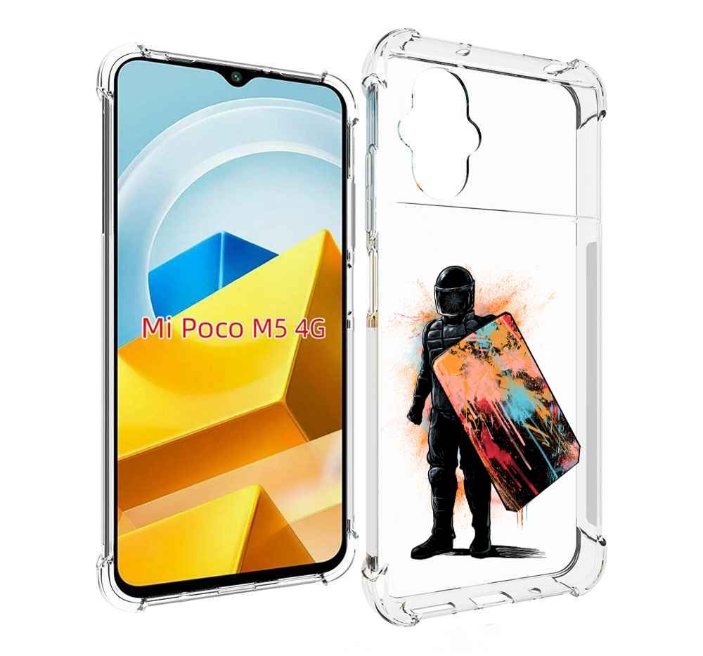 

Чехол MyPads Tocco для Xiaomi M5 солдат с красочным щитом, Прозрачный, Tocco