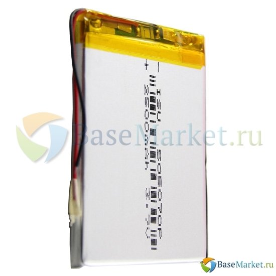 

Аккумуляторная батарея универсальная 505070p (5*50*70 mm) 3,7v Li-Pol 2500 mAh