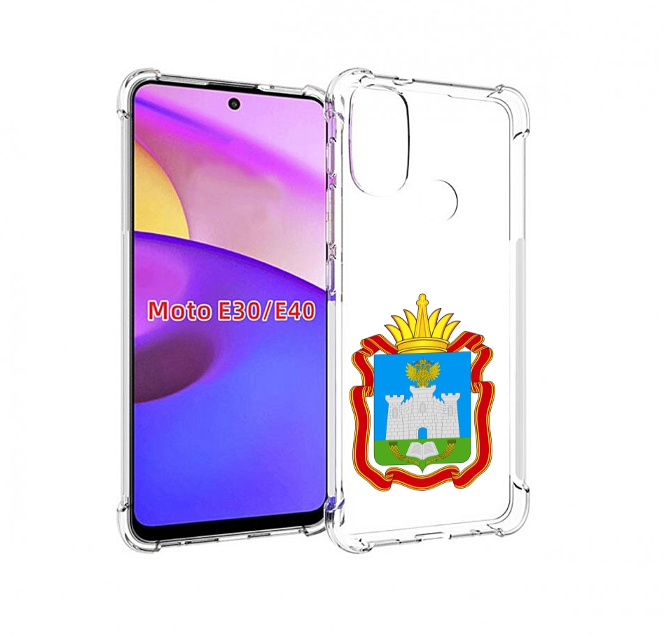 

Чехол бампер MyPads герб-орловская-область для Motorola Moto E30, Прозрачный, Tocco