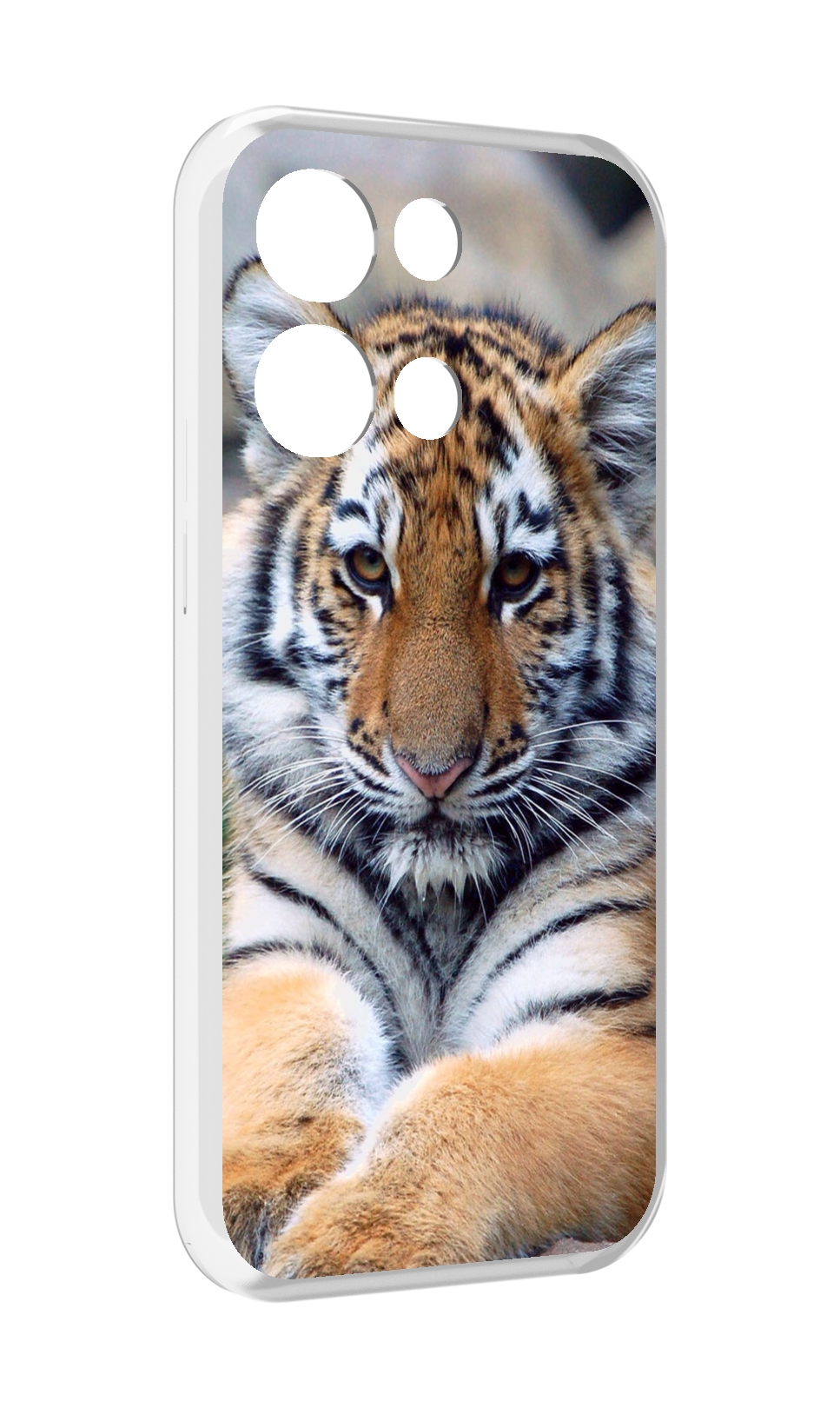 

Чехол MyPads Тигренок для OPPO Reno8 Pro, Прозрачный, Tocco