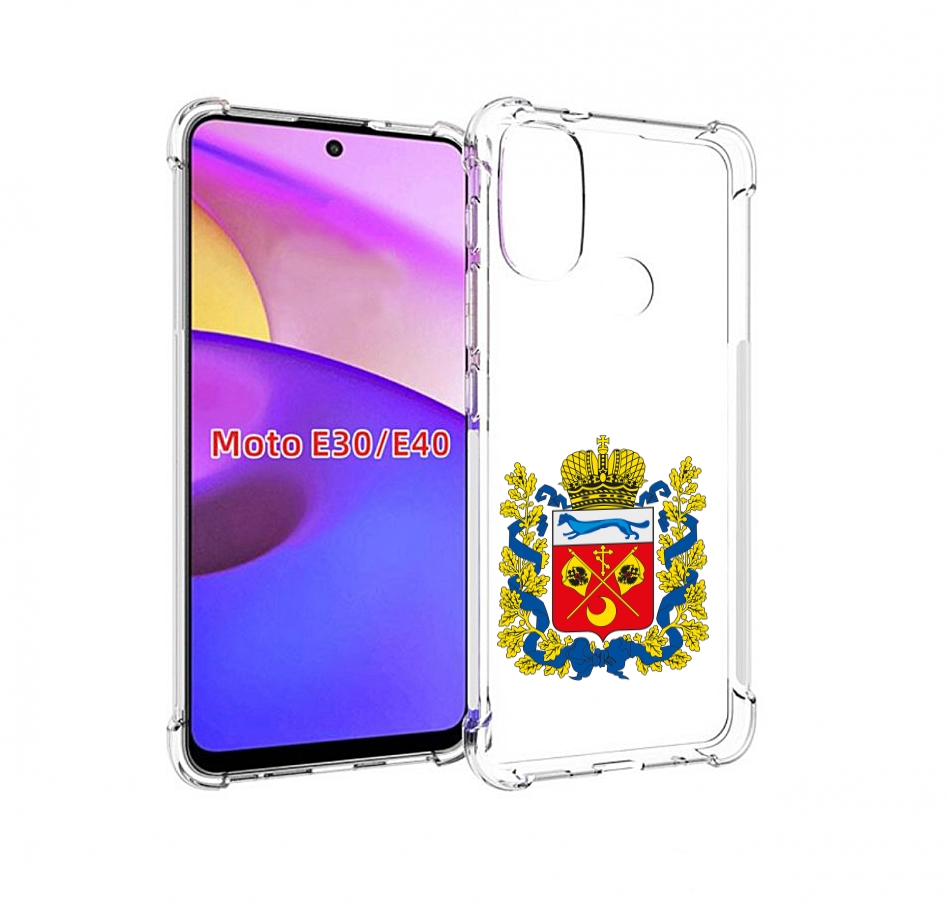 

Чехол бампер MyPads герб-оренбургская-область для Motorola Moto, Прозрачный, Tocco