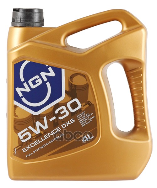 

NGN Моторное Масло Ngn 5w-30 Sn/Cf Excellence Dxs 4л V172085350