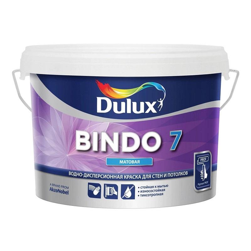 

Краска DULUX Bindo7 матовая для потолка и стен Баз ВW 2,5 л, Прозрачный