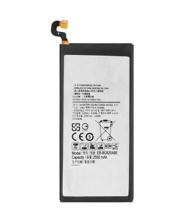 Аккумулятор для телефона MyPads 2550мА/ч для Samsung Galaxy S6