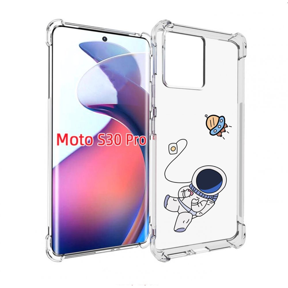 

Чехол MyPads астронавт для Motorola Moto S30 Pro, Прозрачный, Tocco