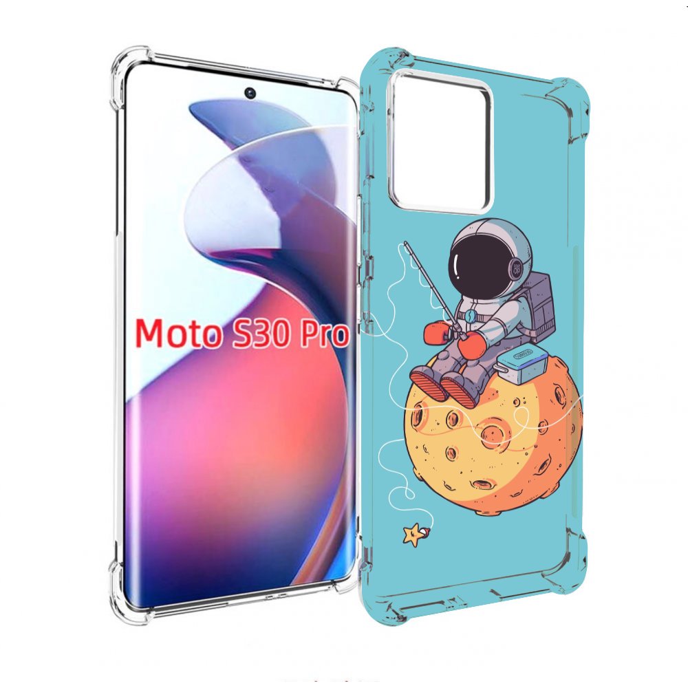 

Чехол MyPads астронавт ловит звезду для Motorola Moto S30 Pro, Прозрачный, Tocco