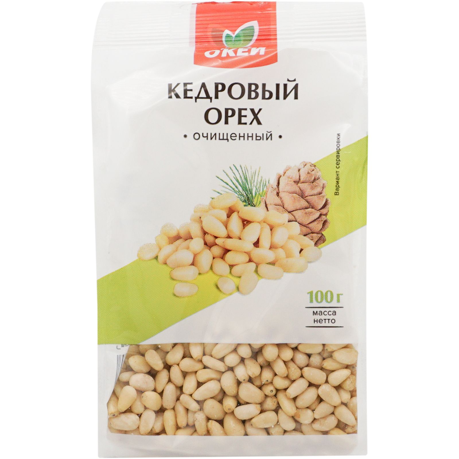 

Орех кедровый О'кей очищенный 100 г