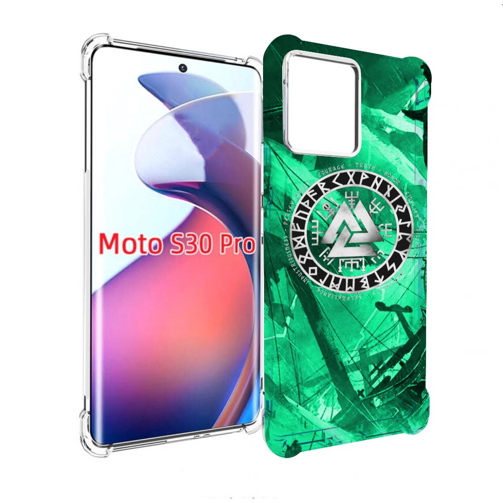 

Чехол MyPads ассасин-крид-2020-рагнарек мужской для Motorola Moto S30 Pro, Прозрачный, Tocco