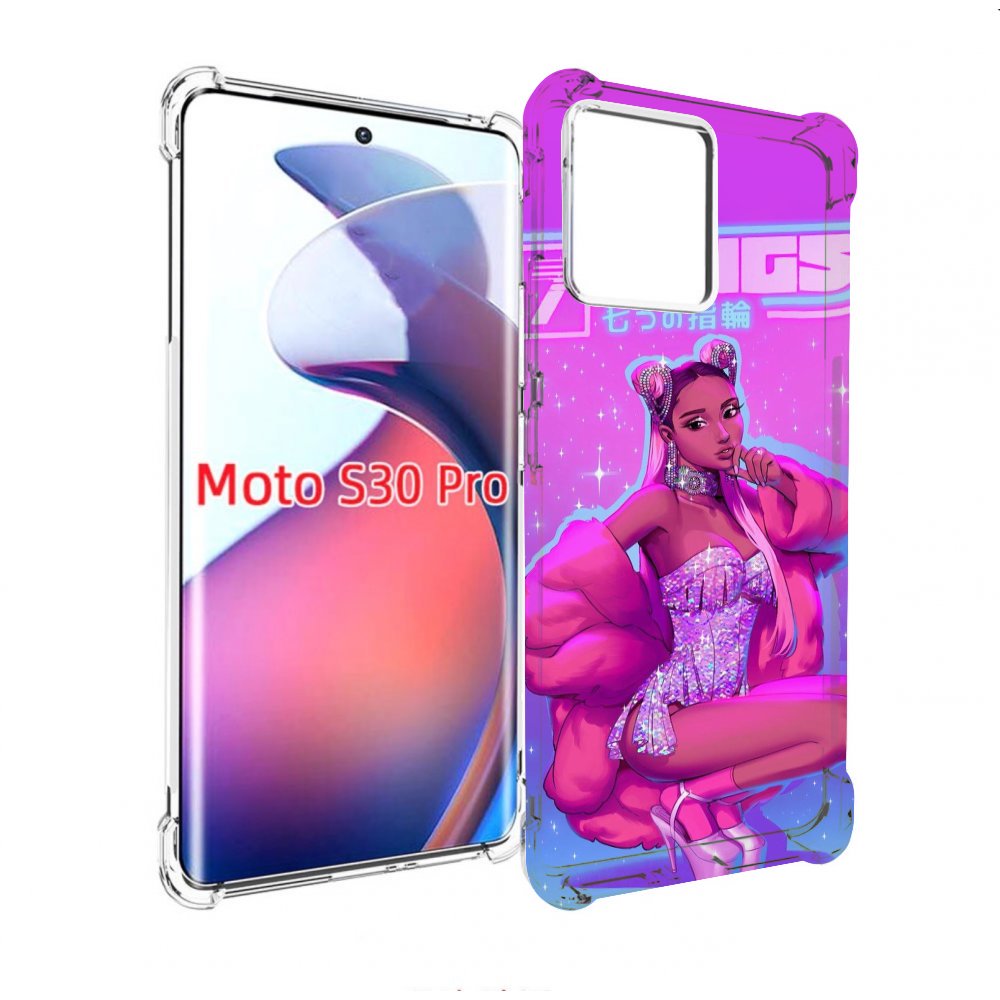 

Чехол MyPads ариана-гранде для Motorola Moto S30 Pro, Прозрачный, Tocco
