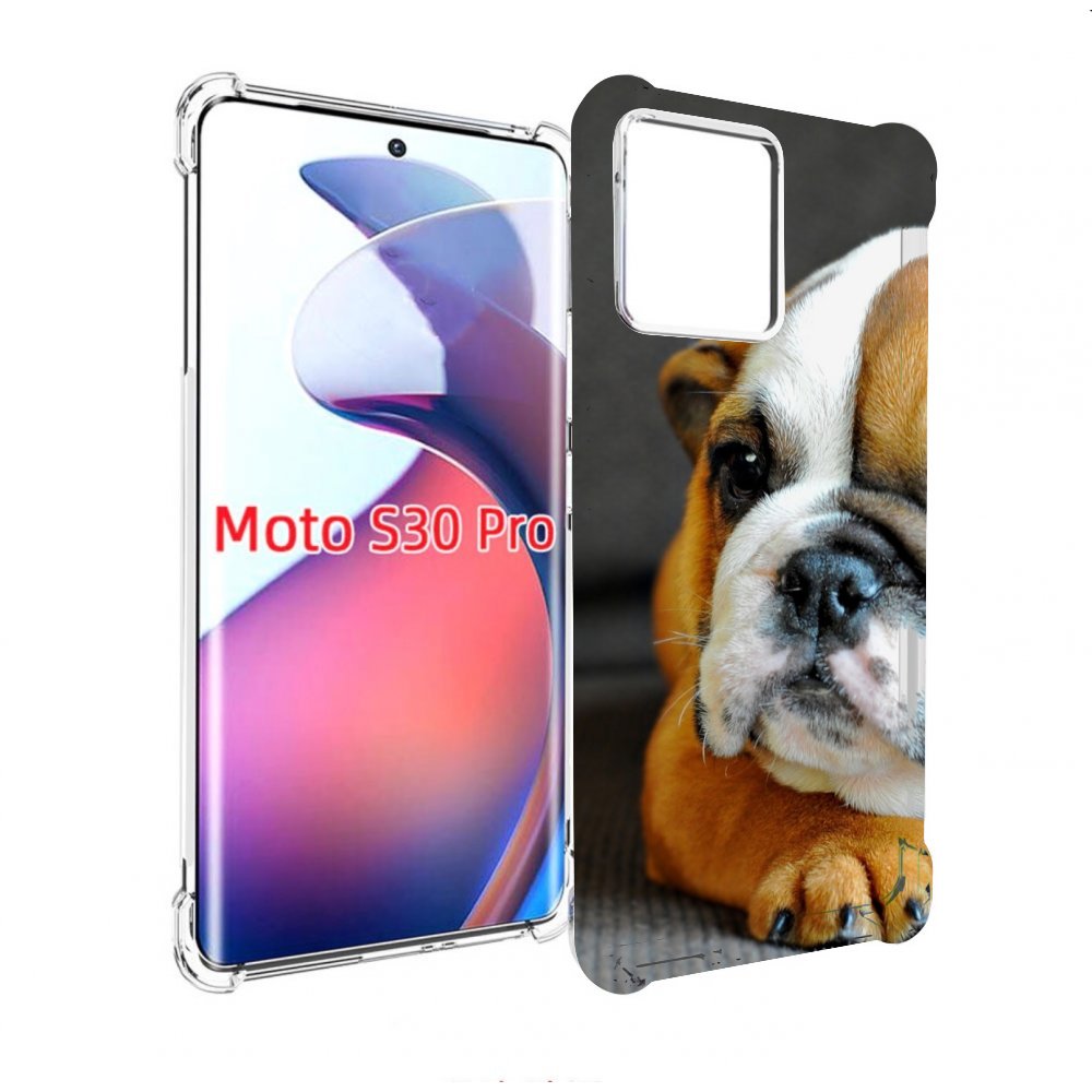 

Чехол MyPads англиискии бульдор для Motorola Moto S30 Pro, Прозрачный, Tocco