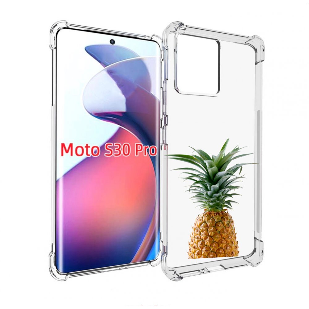 

Чехол MyPads ананас для Motorola Moto S30 Pro, Прозрачный, Tocco