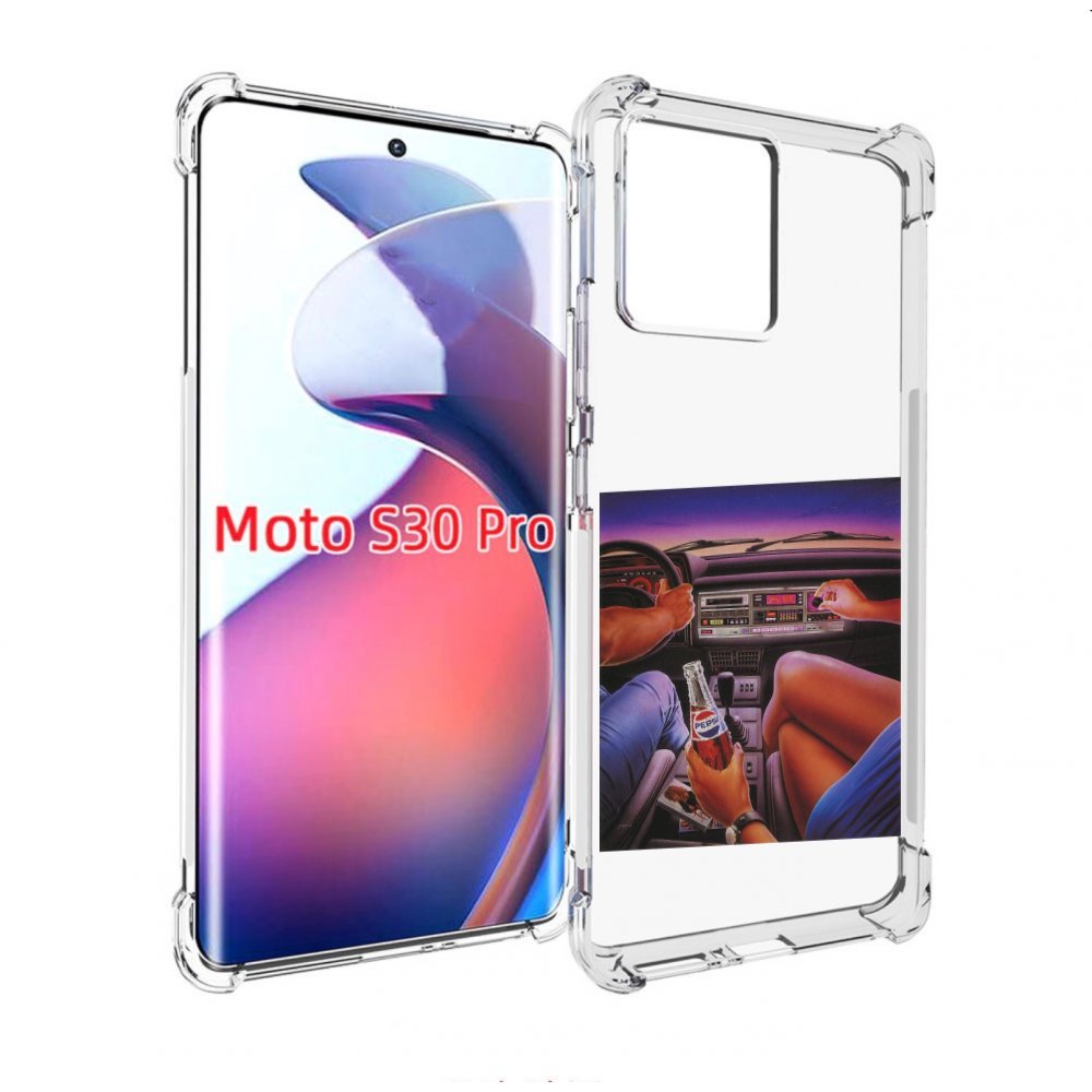 

Чехол MyPads американская машина салон для Motorola Moto S30 Pro, Прозрачный, Tocco
