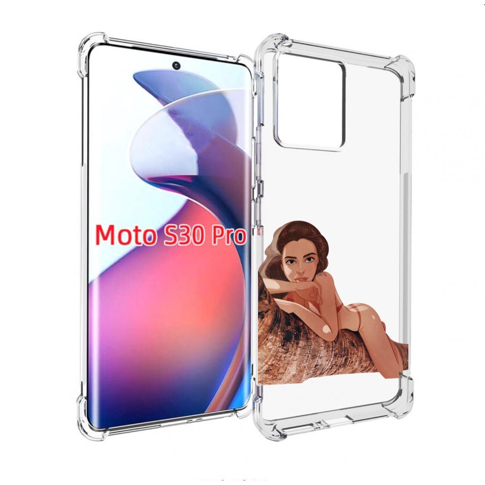 

Чехол MyPads амазонка-на-дереве для Motorola Moto S30 Pro, Прозрачный, Tocco