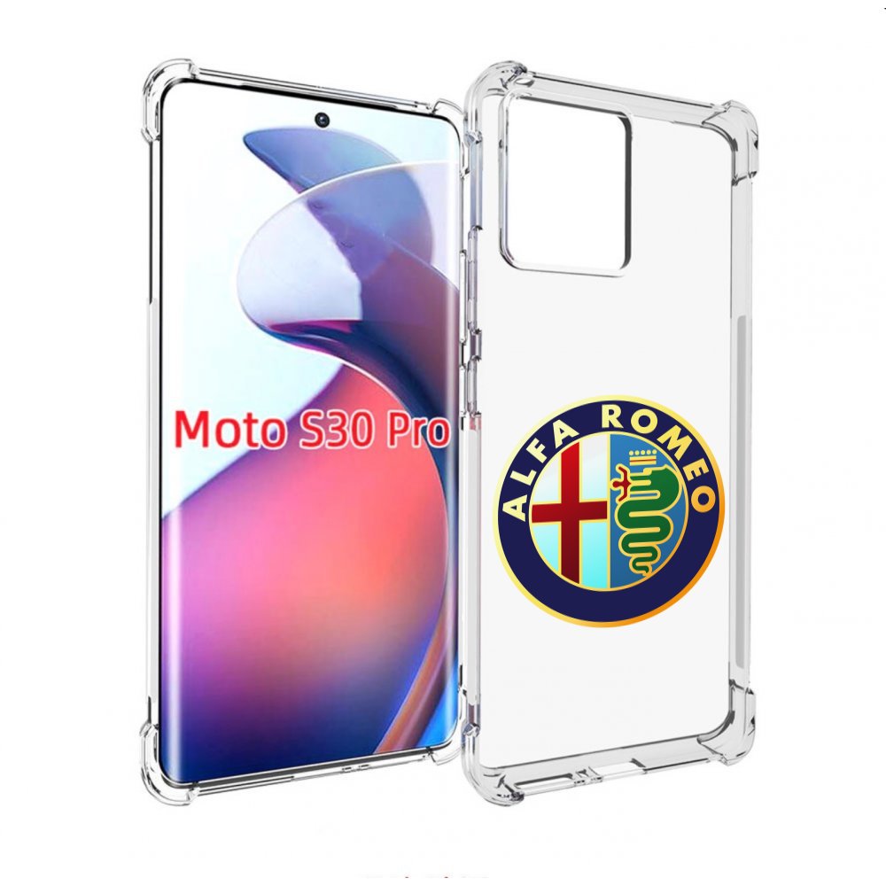 

Чехол MyPads альфа-ромео-2 мужской для Motorola Moto S30 Pro, Прозрачный, Tocco