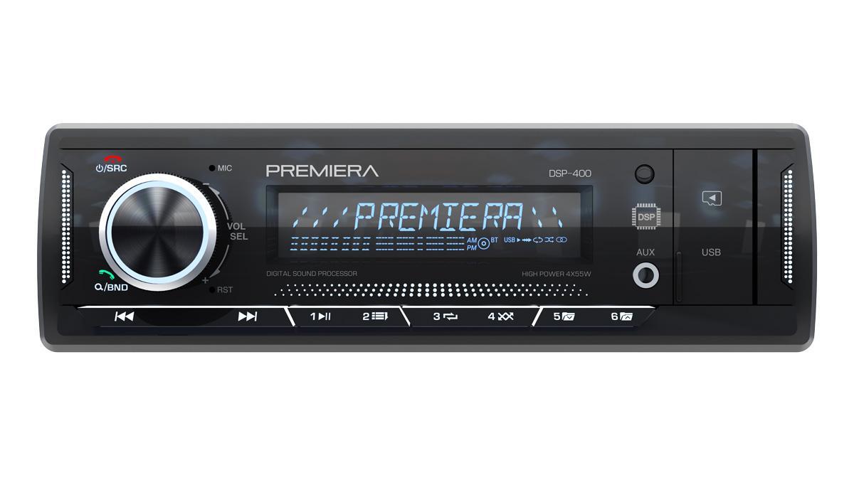 Автомобильная магнитола Premiera DSP-400 USB (ВТ/DSP/3Way)