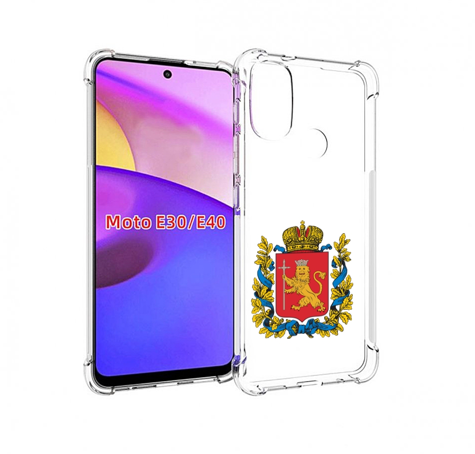 

Чехол бампер MyPads герб-владимирская-область для Motorola Moto, Прозрачный, Tocco