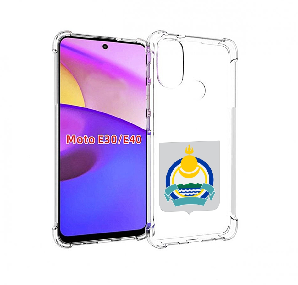 

Чехол бампер MyPads герб-бурятия для Motorola Moto E30., Прозрачный, Tocco