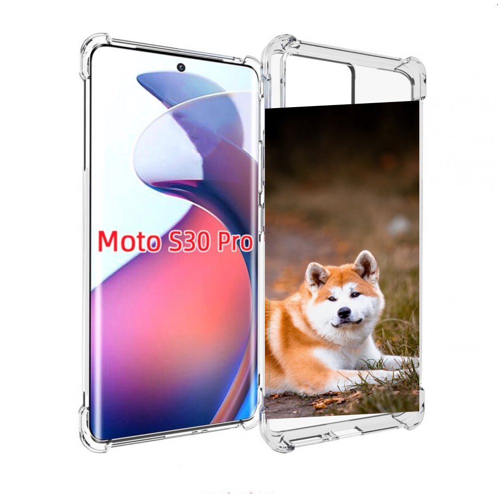 

Чехол MyPads акита ину для Motorola Moto S30 Pro, Прозрачный, Tocco