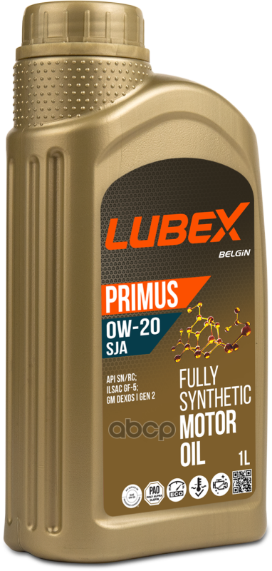 

Моторное масло LUBEX Primus Sja 0W20 1л