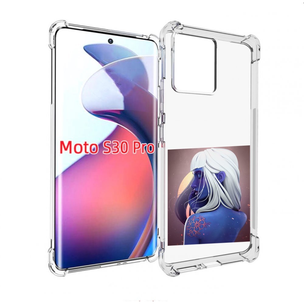 

Чехол MyPads аватар-с-цветком для Motorola Moto S30 Pro, Прозрачный, Tocco