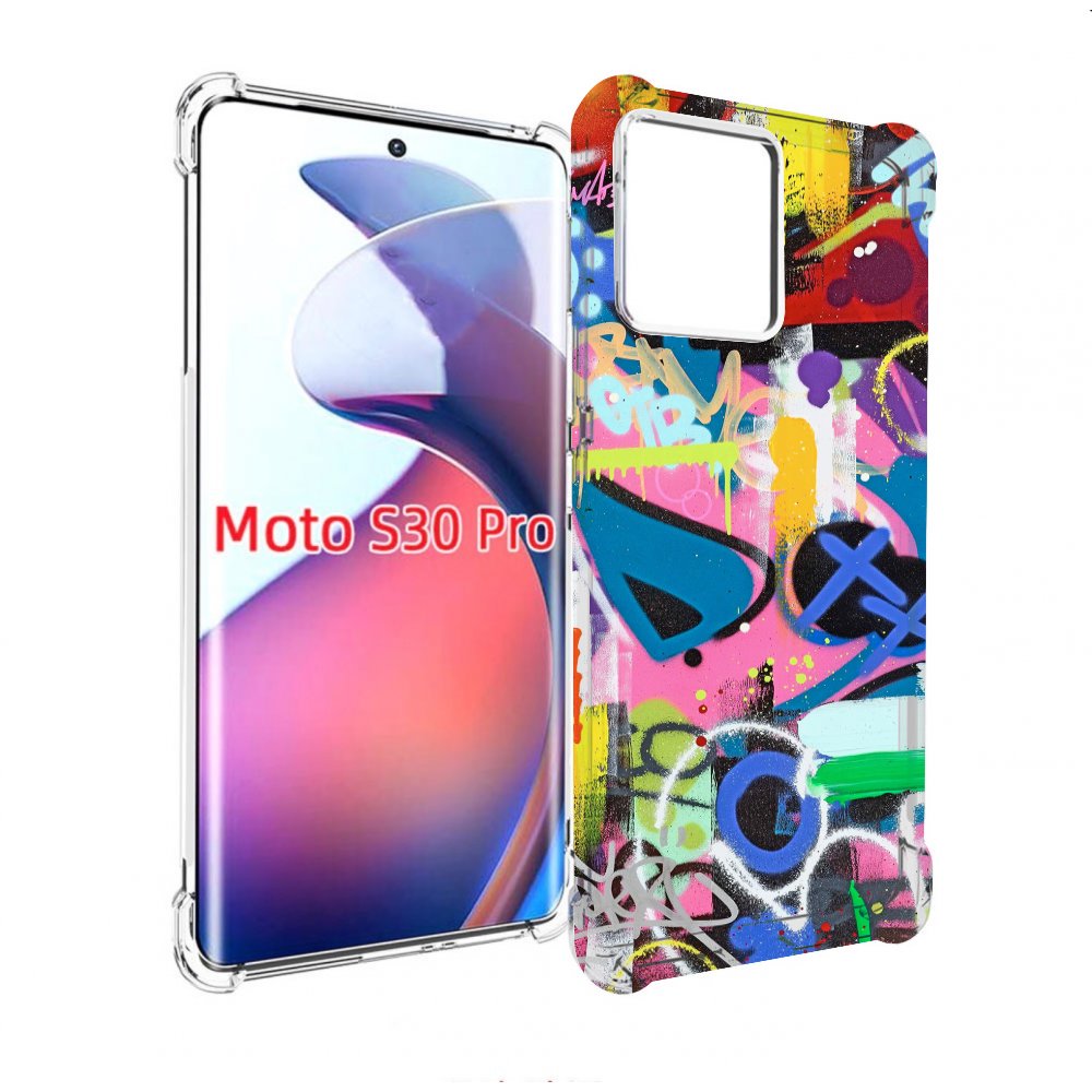

Чехол MyPads абстракция-графити для Motorola Moto S30 Pro, Прозрачный, Tocco