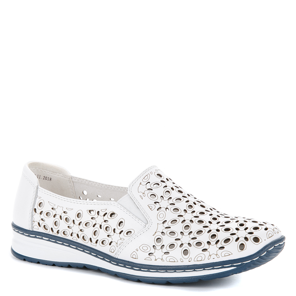 

Слипоны женские Westfalika REN8-19ELY-14-1 белые 37 RU, REN8-19ELY-14-1