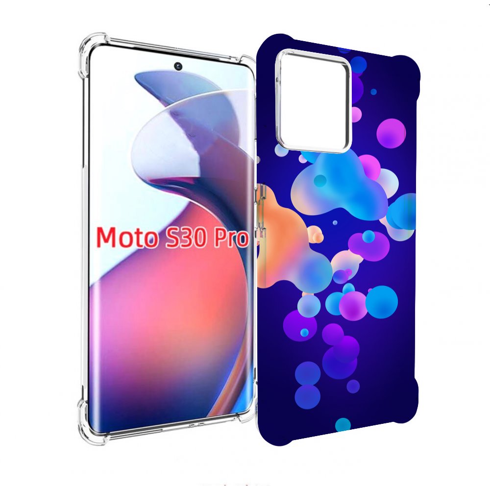 

Чехол MyPads абстрактные-пузырьки для Motorola Moto S30 Pro, Прозрачный, Tocco
