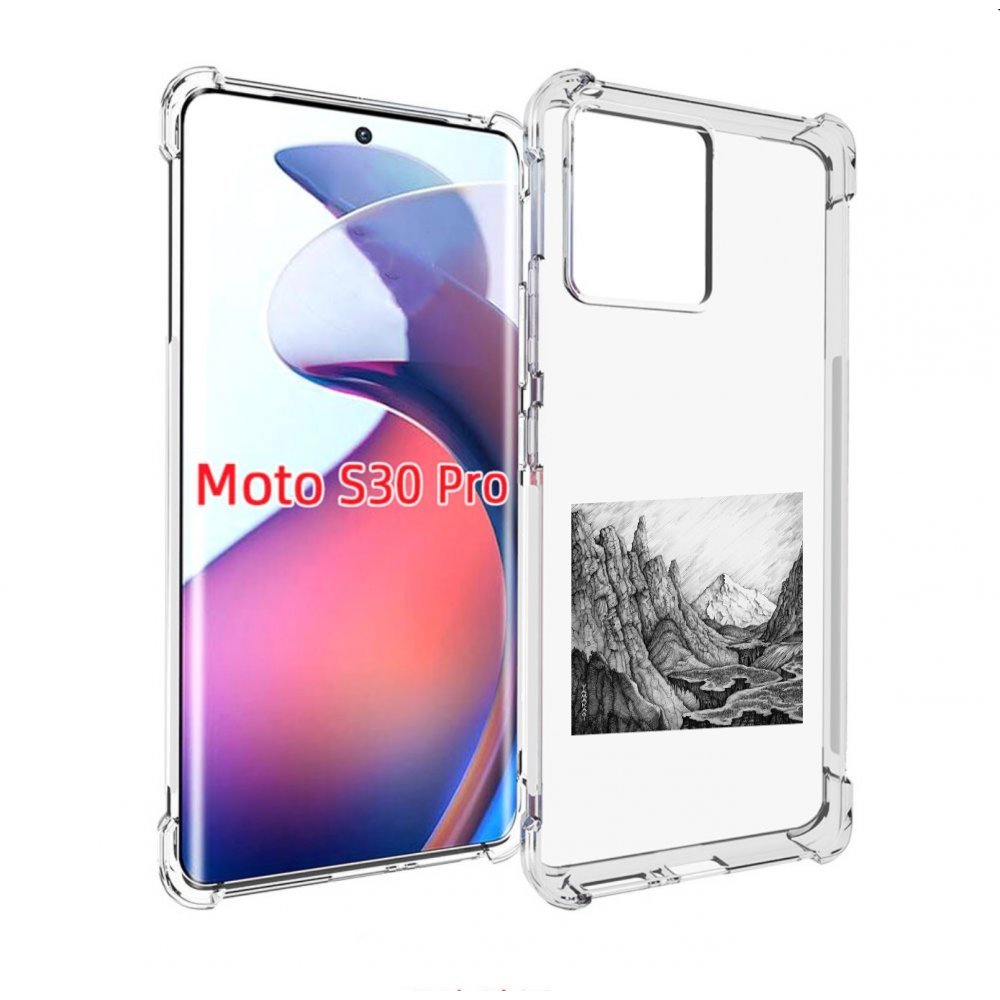

Чехол MyPads Ямакаса Мияги и Энди Панда для Motorola Moto S30 Pro, Прозрачный, Tocco