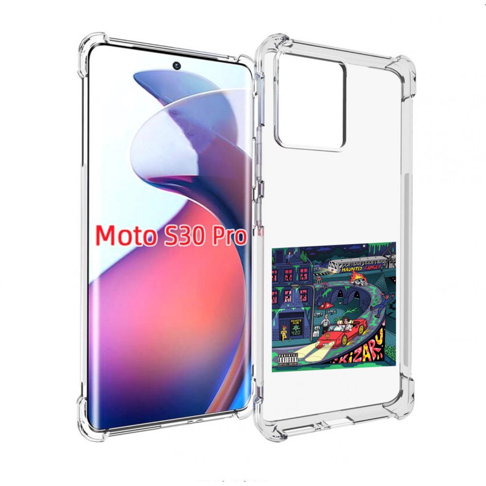 

Чехол MyPads Яд (альбом Kizaru) для Motorola Moto S30 Pro, Прозрачный, Tocco